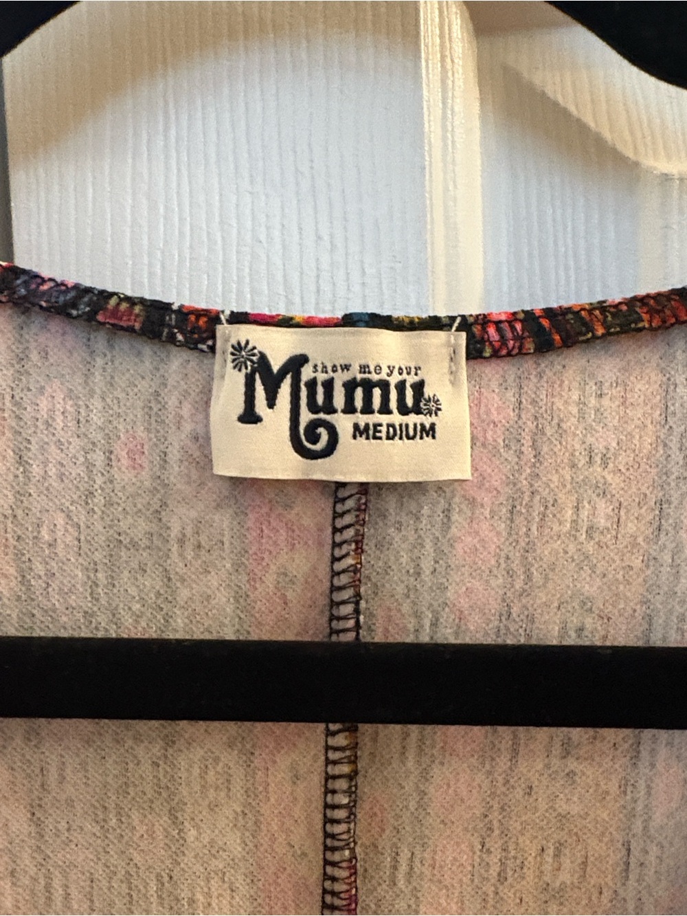Show Me Your Mumu Multicolor Striped V-Neck Short Sleeve Dress - Pink Mix - Picture 3 of 5